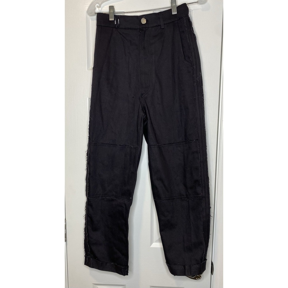 Ader Error Men's‎ Destroyed 2021 Dress Pants Black Size A1 Small